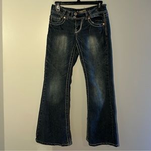 Angels Y2K low rise bootcut jeans